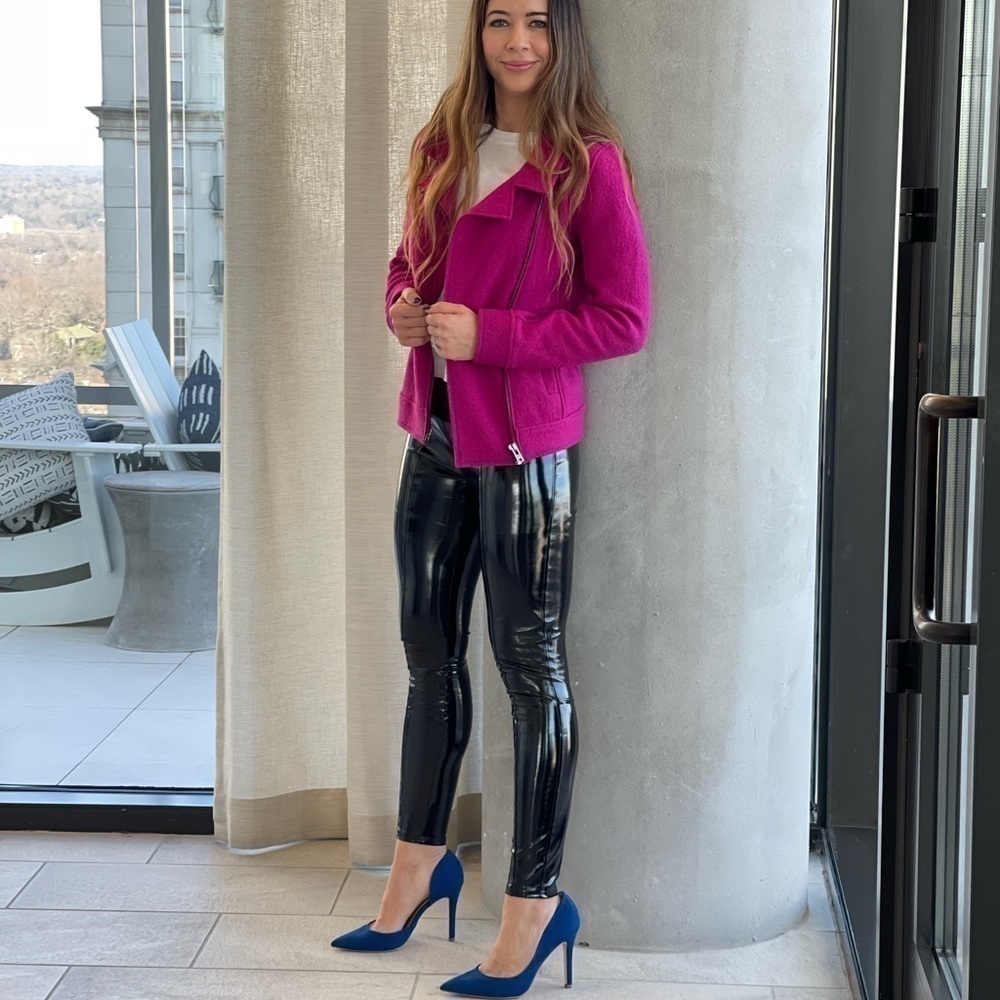 Tahari Barbie core pink jacket